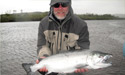mike with a large coho salmon